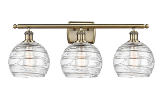 Ballston LED Bath Vanity in Antique Brass (405|516-3W-AB-G1213-8-LED)