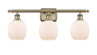 Ballston LED Bath Vanity in Antique Brass (405|516-3W-AB-G101-LED)