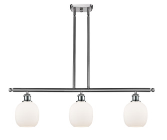 Ballston Three Light Island Pendant in Brushed Satin Nickel (405|516-3I-SN-G101)