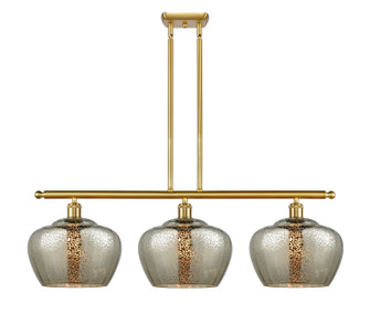 Ballston Three Light Island Pendant in Satin Gold (405|516-3I-SG-G96-L)