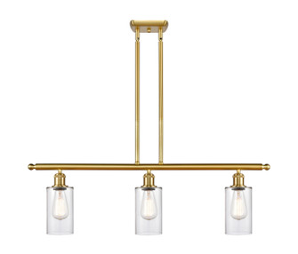 Ballston Three Light Island Pendant in Satin Gold (405|516-3I-SG-G802)