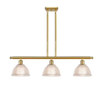 Ballston Three Light Island Pendant in Satin Gold (405|516-3I-SG-G422)