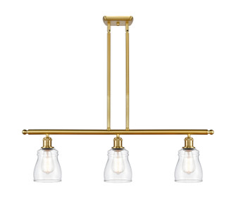 Ballston Three Light Island Pendant in Satin Gold (405|516-3I-SG-G392)