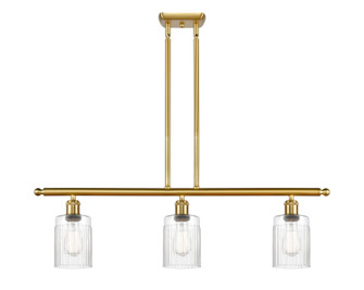 Ballston Three Light Island Pendant in Satin Gold (405|516-3I-SG-G342)