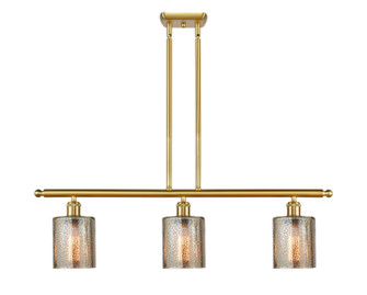 Ballston Three Light Island Pendant in Satin Gold (405|516-3I-SG-G116)