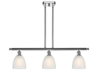 Ballston Three Light Island Pendant in Polished Chrome (405|516-3I-PC-G381)