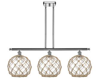 Ballston Three Light Island Pendant in Polished Chrome (405|516-3I-PC-G122-10RB)
