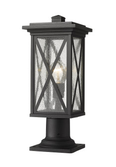 Brookside One Light Outdoor Pier Mounted Fixture in Black (224|583PHMR-533PM-BK)