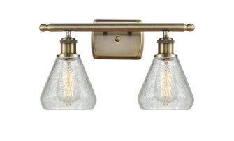 Ballston LED Bath Vanity in Antique Brass (405|516-2W-AB-G275-LED)
