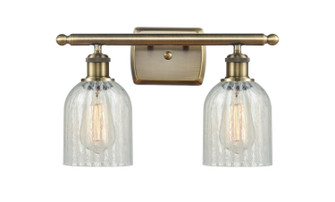 Ballston Two Light Bath Vanity in Antique Brass (405|516-2W-AB-G2511)