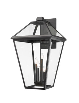 Talbot Four Light Outdoor Wall Light in Black (224|579XLX-BK)