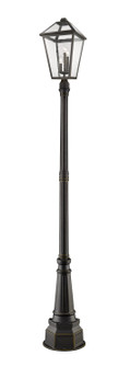 Talbot Three Light Outdoor Post Mounted Fixture in Oil Rubbed Bronze (224|579PHXLR-564P-ORB)