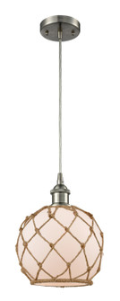 Ballston LED Mini Pendant in Brushed Satin Nickel (405|516-1P-SN-G121-8RB-LED)