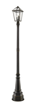 Talbot Three Light Outdoor Post Mounted Fixture in Oil Rubbed Bronze (224|579PHBR-564P-ORB)