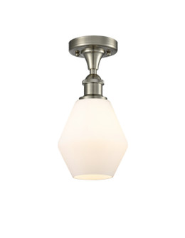 Ballston One Light Semi-Flush Mount in Brushed Satin Nickel (405|516-1C-SN-G651-6)