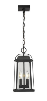 Millworks Two Light Outdoor Chain Mount Ceiling Fixture in Black (224|574CHM-BK)