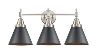 Caden LED Bath Vanity in Satin Nickel (405|447-3W-SN-M13-BK-LED)