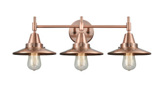 Caden Three Light Bath Vanity in Antique Copper (405|447-3W-AC-M3-AC)