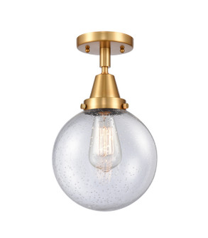 Caden One Light Flush Mount in Satin Gold (405|447-1C-SG-G204-8)