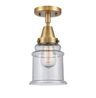 Caden LED Semi-Flush Mount in Brushed Brass (405|447-1C-BB-G184-LED)