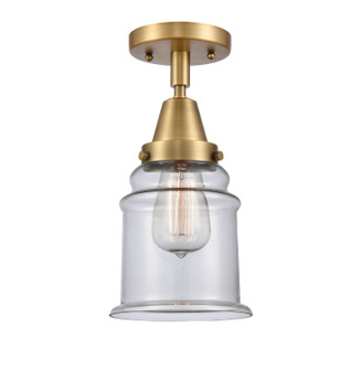 Caden One Light Semi-Flush Mount in Brushed Brass (405|447-1C-BB-G182)