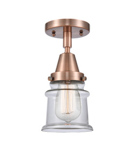 Caden One Light Flush Mount in Antique Copper (405|447-1C-AC-G182S)
