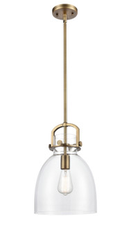 Newton LED Mini Pendant in Brushed Brass (405|412-1S-BB-10CL)