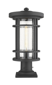 Jordan One Light Outdoor Pier Mounted Fixture in Black (224|570PHB-533PM-BK)