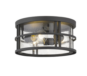 Jordan Three Light Outdoor Flush Mount in Black (224|570F-BK)