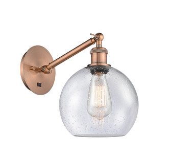 Ballston One Light Wall Sconce in Antique Copper (405|317-1W-AC-G124-8)