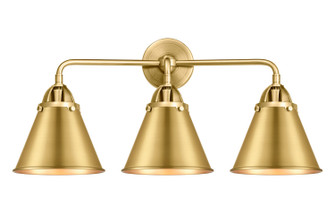 Nouveau 2 Three Light Bath Vanity in Satin Gold (405|288-3W-SG-M13-SG)