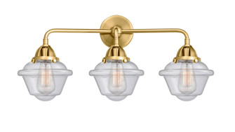 Nouveau 2 Three Light Bath Vanity in Satin Gold (405|288-3W-SG-G534)
