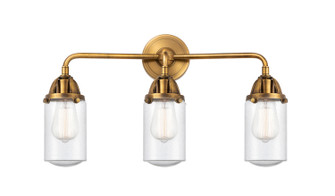 Nouveau 2 Three Light Bath Vanity in Brushed Brass (405|288-3W-BB-G314)
