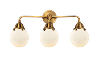 Nouveau 2 LED Bath Vanity in Brushed Brass (405|288-3W-BB-G201-6-LED)