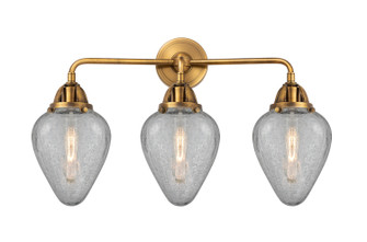 Nouveau 2 LED Bath Vanity in Brushed Brass (405|288-3W-BB-G165-LED)