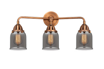 Nouveau 2 Three Light Bath Vanity in Antique Copper (405|288-3W-AC-G53)
