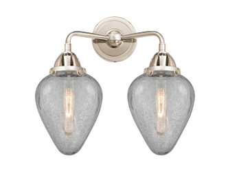 Nouveau 2 Two Light Bath Vanity in Polished Nickel (405|288-2W-PN-G165)