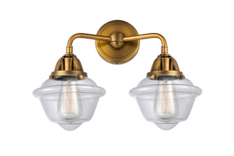 Nouveau 2 LED Bath Vanity in Brushed Brass (405|288-2W-BB-G532-LED)