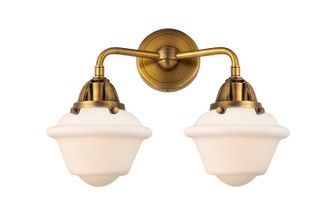 Nouveau 2 LED Bath Vanity in Brushed Brass (405|288-2W-BB-G531-LED)