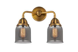 Nouveau 2 Two Light Bath Vanity in Brushed Brass (405|288-2W-BB-G53)