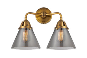 Nouveau 2 LED Bath Vanity in Brushed Brass (405|288-2W-BB-G43-LED)