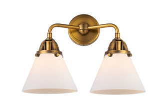 Nouveau 2 Two Light Bath Vanity in Brushed Brass (405|288-2W-BB-G41)