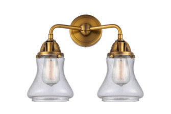 Nouveau 2 LED Bath Vanity in Brushed Brass (405|288-2W-BB-G194-LED)