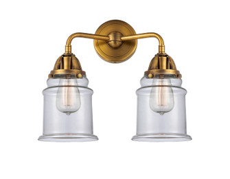 Nouveau 2 Two Light Bath Vanity in Brushed Brass (405|288-2W-BB-G182)