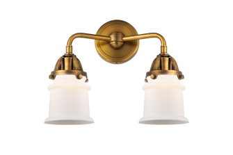Nouveau 2 Two Light Bath Vanity in Brushed Brass (405|288-2W-BB-G181S)