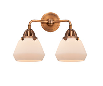 Nouveau 2 Two Light Bath Vanity in Antique Copper (405|288-2W-AC-G171)