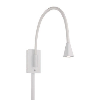 Stretch LED Swing Arm Wall Lamp in White (34|BL-1630-WT)