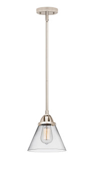 Nouveau 2 One Light Mini Pendant in Polished Nickel (405|288-1S-PN-G42)
