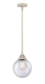 Nouveau 2 LED Mini Pendant in Polished Nickel (405|288-1S-PN-G204-8-LED)