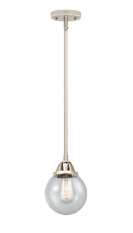 Nouveau 2 LED Mini Pendant in Polished Nickel (405|288-1S-PN-G204-6-LED)